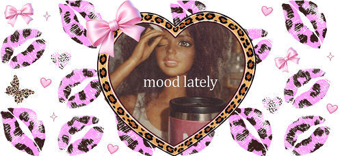 Doll Face Meme UV DTF Cup Wrap for 16oz Libbey Can KA-18920