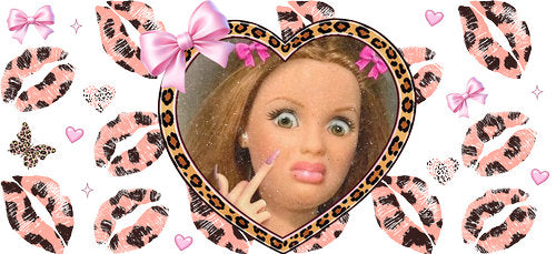 Doll Face Meme UV DTF Cup Wrap for 16oz Libbey Can KA-18923