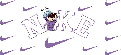 Purple Anime Boy Swoosh Pattern UV DTF Cup Wrap for 16oz Libbey Can KA-19022