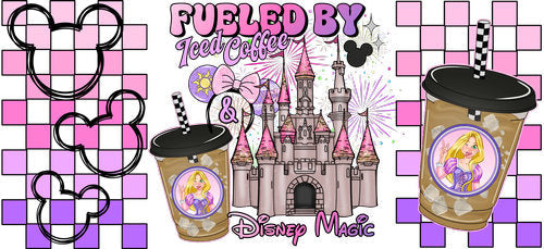 Merry Christmas Character Stamps UV DTF Cup Wrap for 16oz Libbey Can KA-19063