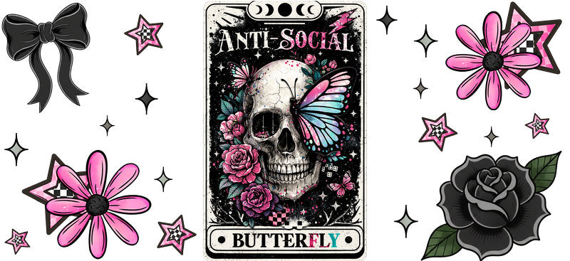 anti social spice uv dtf cup wrap