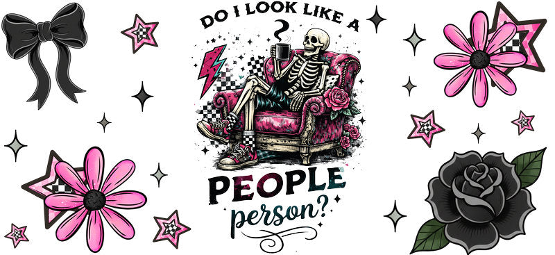 people person funny cup wrap for libbey glass