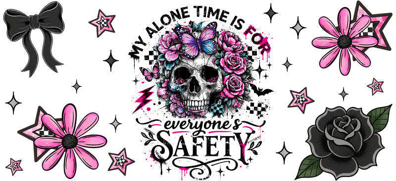 Alone Is Safety Cup Wrap for Glass Cups | Wrap KA-5718