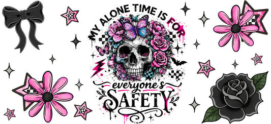 Alone Is Safety Cup Wrap for Glass Cups | Wrap KA-5718