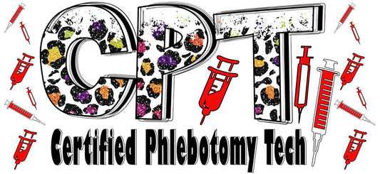 uv dtf cup wrap for libbey glass phlebotomist design ka-5781