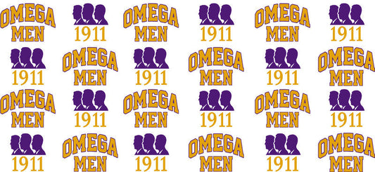Omega Psi Phi text pattern cup wrap KA-5818