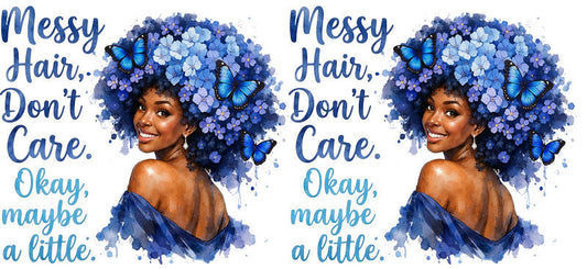 positive vibes afro uv dtf wrap ka-5848