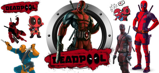 Deadpool multiverse style UV DTF Libbey cup wrap decal KA-5933