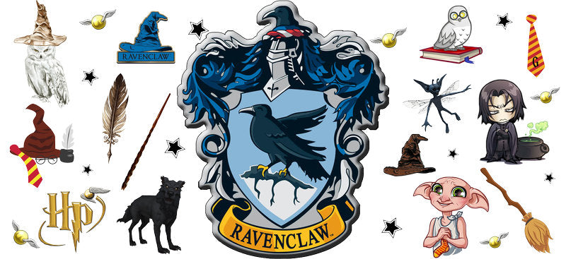 Ravenclaw Harry Potter UV DTF cup wrap sticker KA-5993
