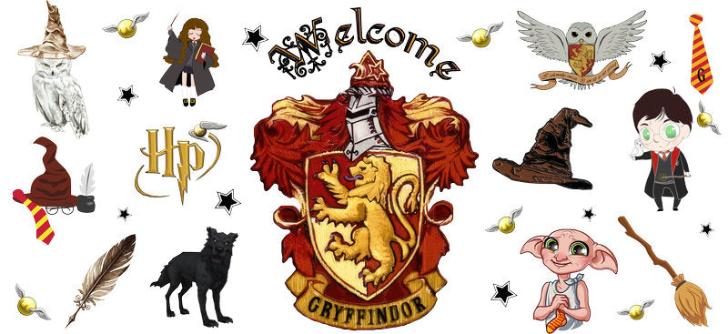Gryffindor Harry Potter UV DTF can wrap decal KA-5994