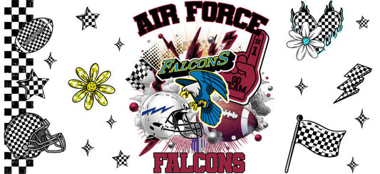 Air Force Falcons College Football Cup Wrap Sticker KA-6036