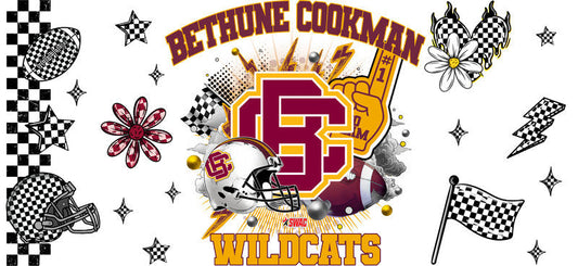 Bethune Cookman Wildcats NCAA Football Cup Decal KA-6051