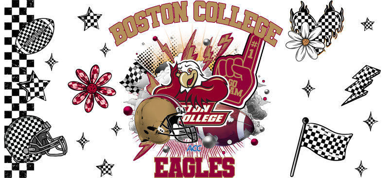 Boston College Eagles NCAA Football UV DTF Wrap KA-6053
