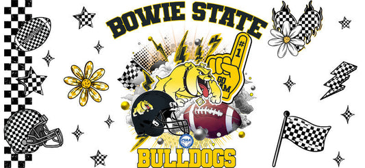 Bowie State Bulldogs College Football Tumbler Sticker KA-6054