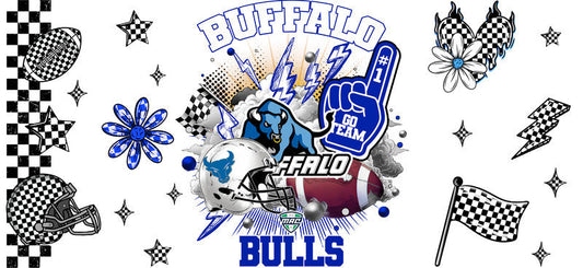 Buffalo Bulls NCAA Football UV DTF Tumbler Decal KA-6056