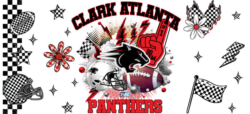 Clark Atlanta Panthers College Football Libbey Glass Wrap KA-6062