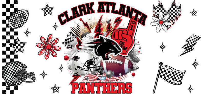 Clark Atlanta Panthers College Football Libbey Glass Wrap KA-6070