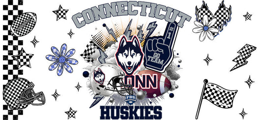 Connecticut Huskies College Football UV DTF Sticker KA-6074