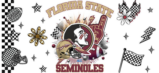 Florida State Seminoles Football Tumbler Sticker KA-6081
