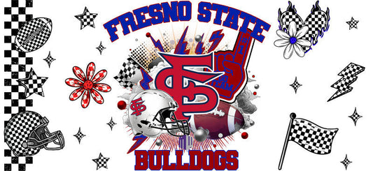 Fresno State Bulldogs NCAA Football UV DTF Cup Wrap KA-6082