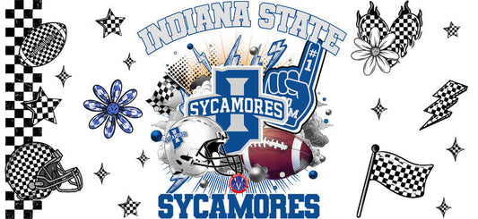 Indiana State Sycamores College Football UV DTF Wrap KA-6092