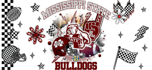 Mississippi State Bulldogs College Football UV DTF Sticker KA-6113
