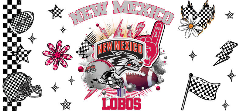New Mexico Lobos College Football UV DTF Decal KA-6119