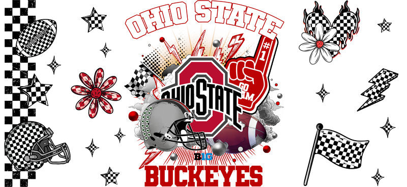 Ohio State Buckeyes College Football UV DTF Wrap KA-6125