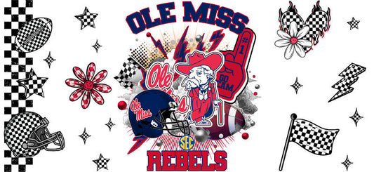 Ole Miss Rebels College Football UV DTF Wrap KA-6128
