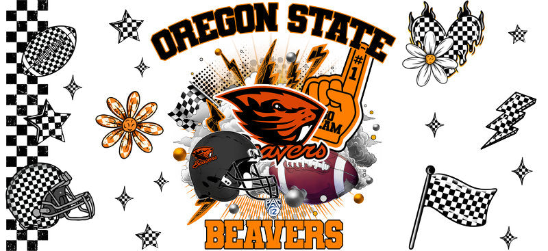 Oregon State Beavers NCAA Football Sticker KA-6130