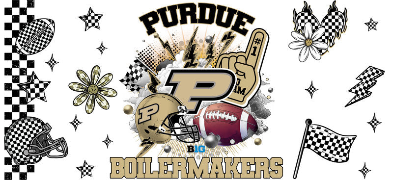 Purdue Boilermakers College Football UV DTF Wrap KA-6134