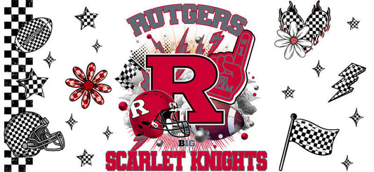 Rutgers Scarlet Knights NCAA Football Cup Wrap Decal KA-6136
