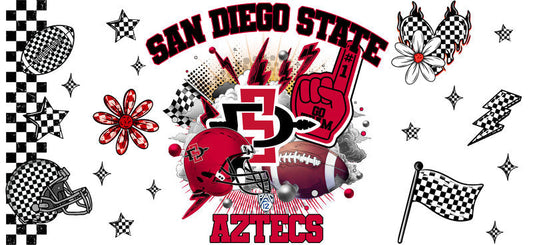 San Diego State Aztecs College Football UV DTF Wrap KA-6137