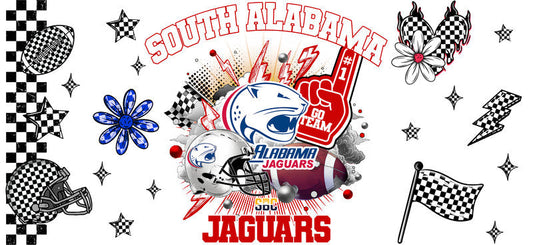 South Alabama Jaguars NCAA Football Glass Wrap KA-6139