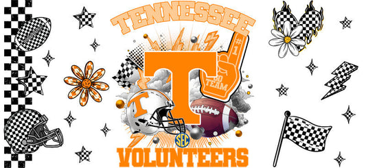 Tennessee Volunteers NCAA Football Libbey Glass Decal KA-6145