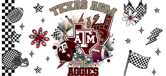 Texas A&M Aggies College Football UV DTF Wrap KA-6146