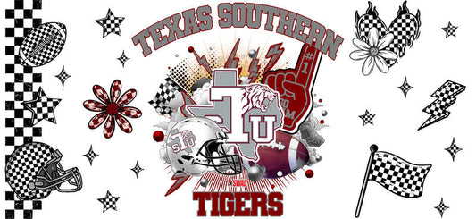 Texas Southern Tigers NCAA Football Glass Wrap KA-6148
