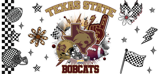 Texas State Bobcats College Football UV DTF Decal KA-6149