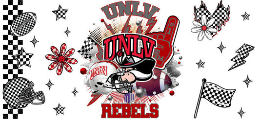 UNLV Rebels College Football UV DTF Tumbler Wrap KA-6152