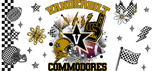 Vanderbilt Commodores College Football UV DTF Sticker KA-6158