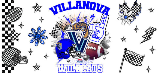 Villanova Wildcats Football Tumbler Wrap KA-6159