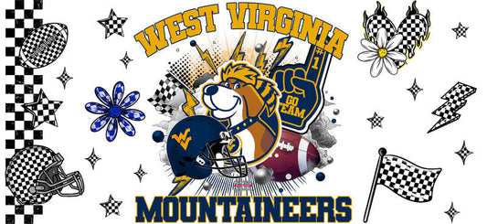 West Virginia Mountaineers College Football UV DTF Decal KA-6164