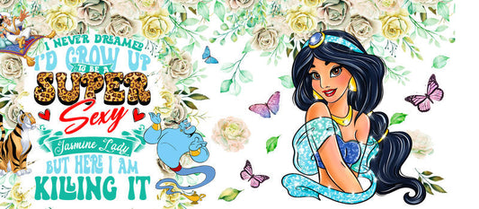 Disney Princess Summer Vibes UV DTF Glass Wrap KA-6226