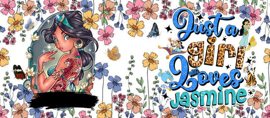 Disney Princess Jasmine Quote UV DTF Cup Wrap KA-6227