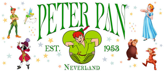 Disney Peter Pan Neverland UV DTF Cup Wrap KA-6261