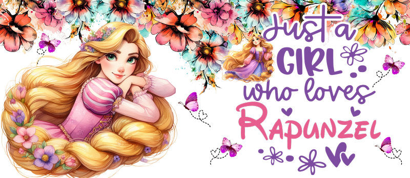 Disney Princess Rapunzel Quote UV DTF Cup Wrap KA-6275