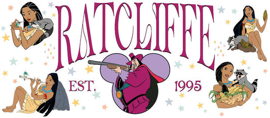 Disney Villain Ratcliffe UV DTF Cup Wrap KA-6281
