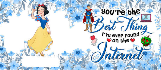 Disney Princess Snow White Inspirational UV DTF Glass Wrap KA-6294