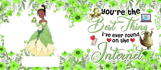Disney Princess Tiana Inspirational UV DTF Cup Wrap KA-6305