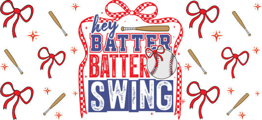 Batter Batter Swing Baseball UV DTF Cup Wrap KA-6525